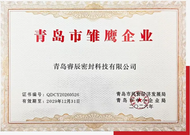 Qingdao Ruichen Sealing Technology Co., Ltd. е избрана како „Eaglet Enterprise“ во Кингдао за 2026 година.